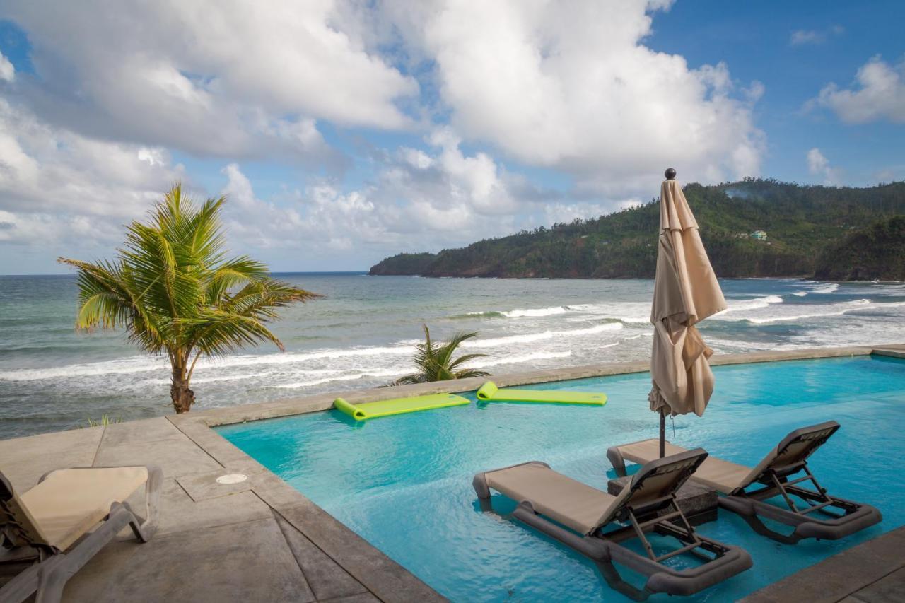 Pagua Bay House - Oceanfront Cabana'S Marigot エクステリア 写真