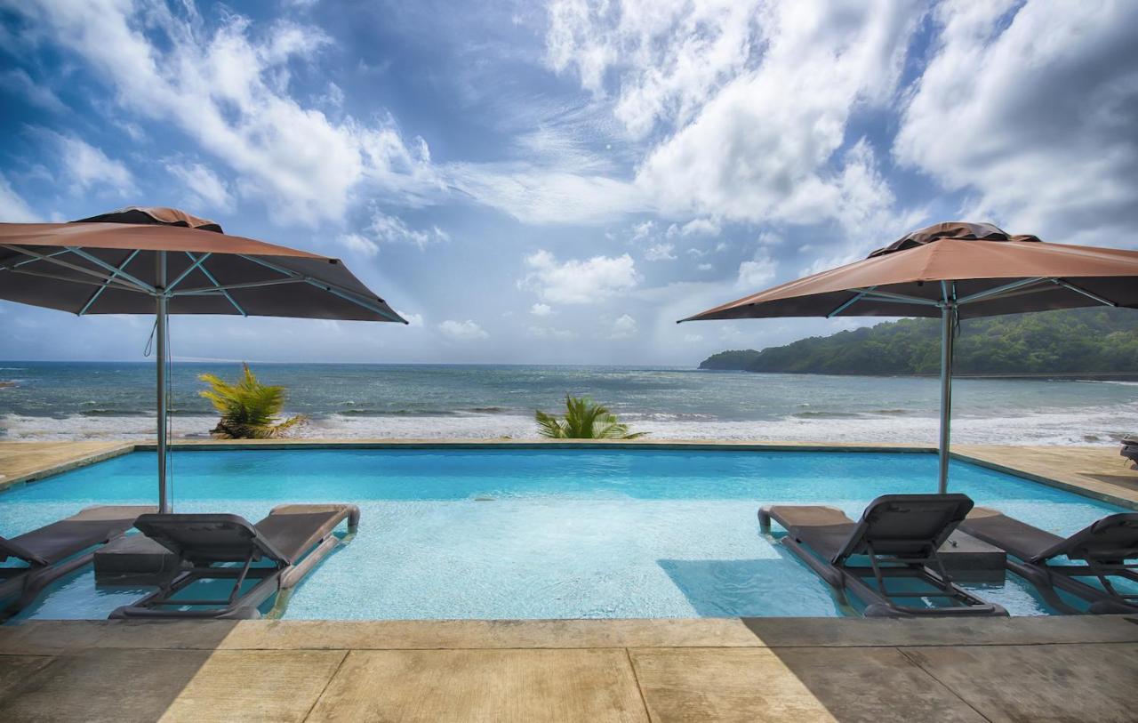 Pagua Bay House - Oceanfront Cabana'S Marigot エクステリア 写真