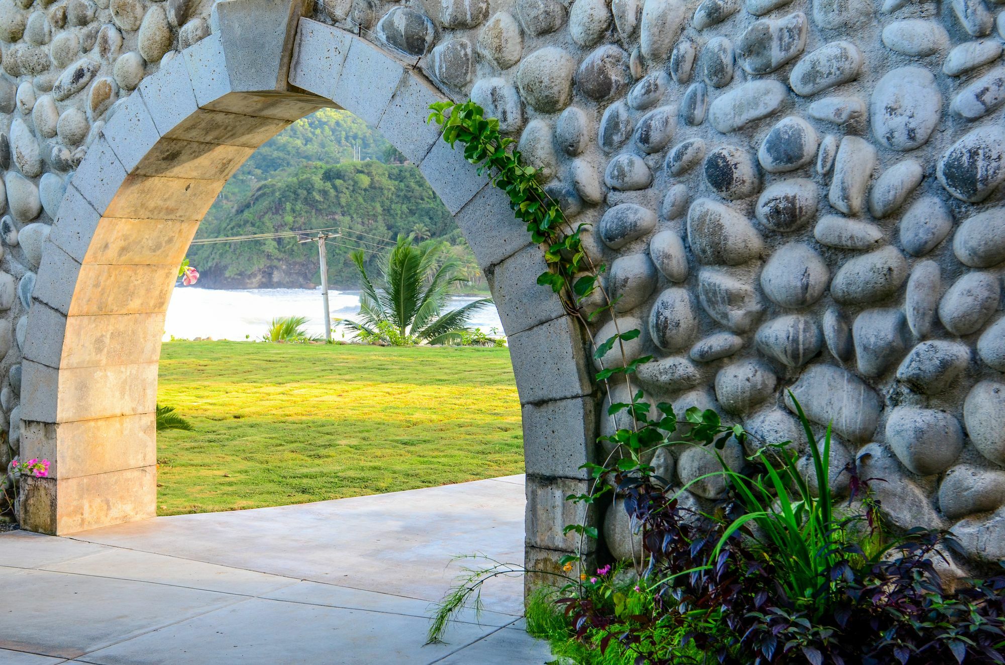 Pagua Bay House - Oceanfront Cabana'S Marigot エクステリア 写真